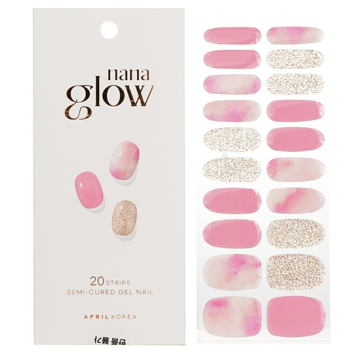 AprilKorea アクセサリー April Korea Nanaglow Nail Sticker - # GN22 20pcs メイクアップ 母の日 プレゼント ギフト 2024 人気 ブランド コスメ