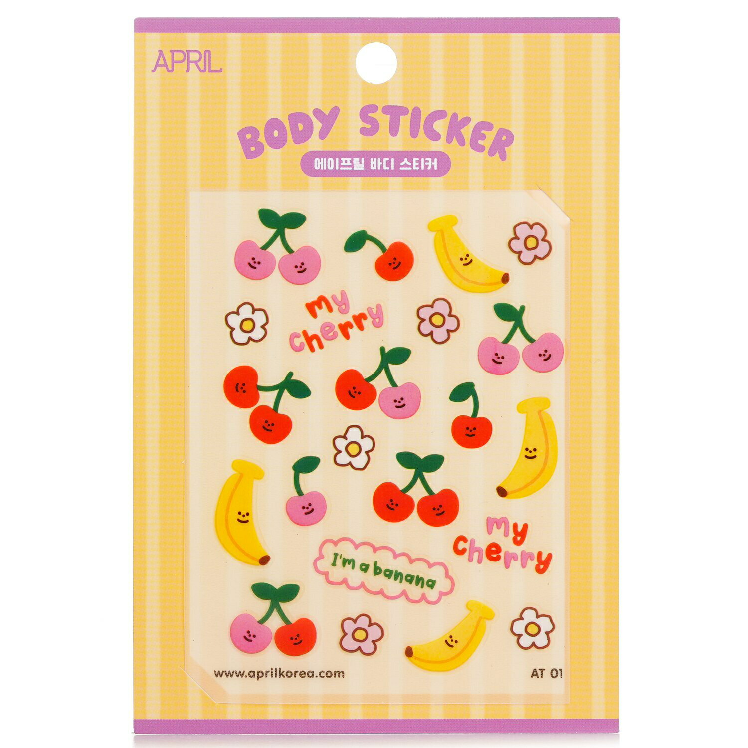 楽天BeautyLover楽天市場店AprilKorea フェイス April Korea Body Sticker - # AT 01 1pc メイクアップ アクセサリー 母の日 プレゼント ギフト 2024 人気 ブランド コスメ