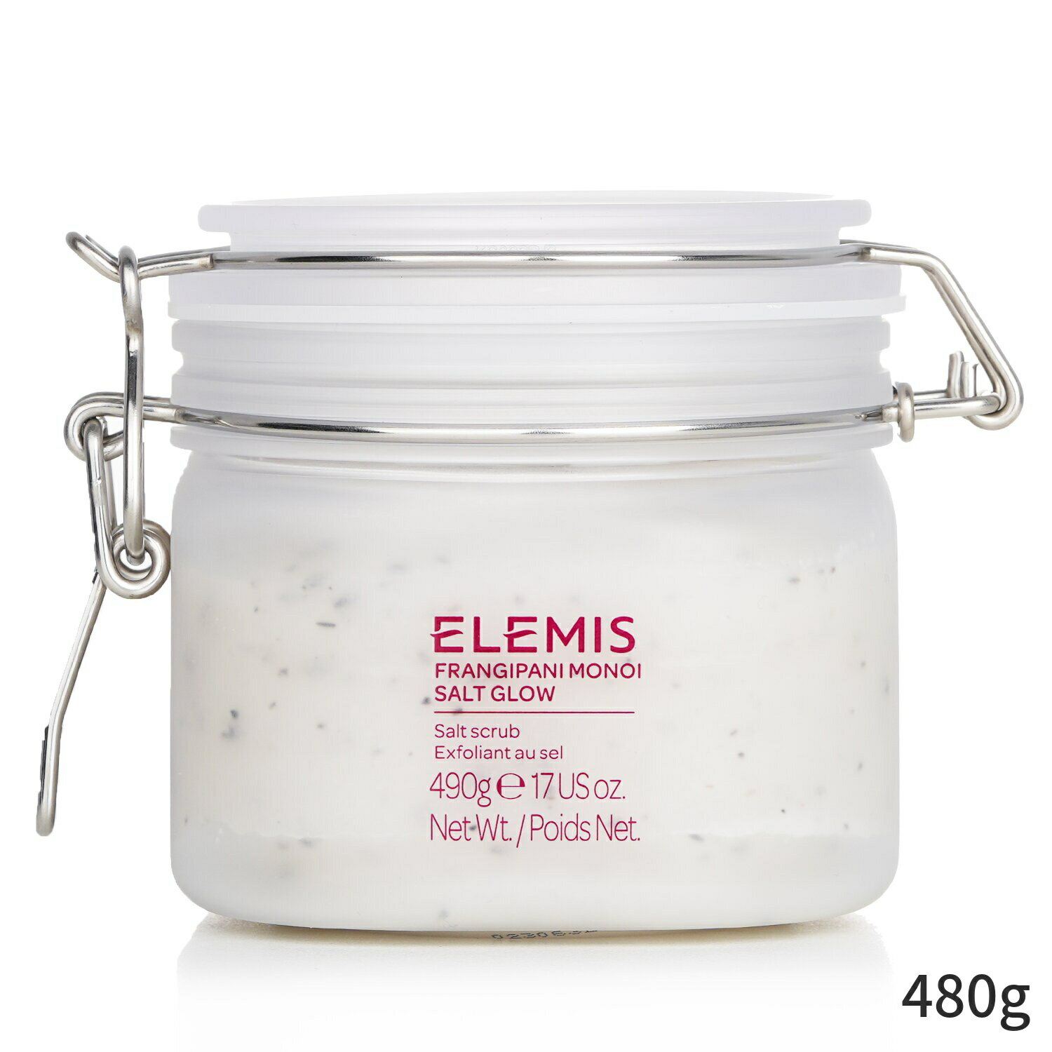 エレミス ボディスクラブ Elemis Frangipani Monoi Salt Glow Scrub Exfoliant 480g レディース スキンケア 女性用 基礎化粧品 ボディ 誕生日プレゼント ギフト 人気 ブランド コスメ