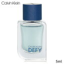 カルバンクライン 香水 Calvin Klein Defy Eau De Toilette Spray (Miniature) 5ml メンズ 男性用 フレグランス 父の日 プレゼント ギフト 2024 人気 ブランド コスメ