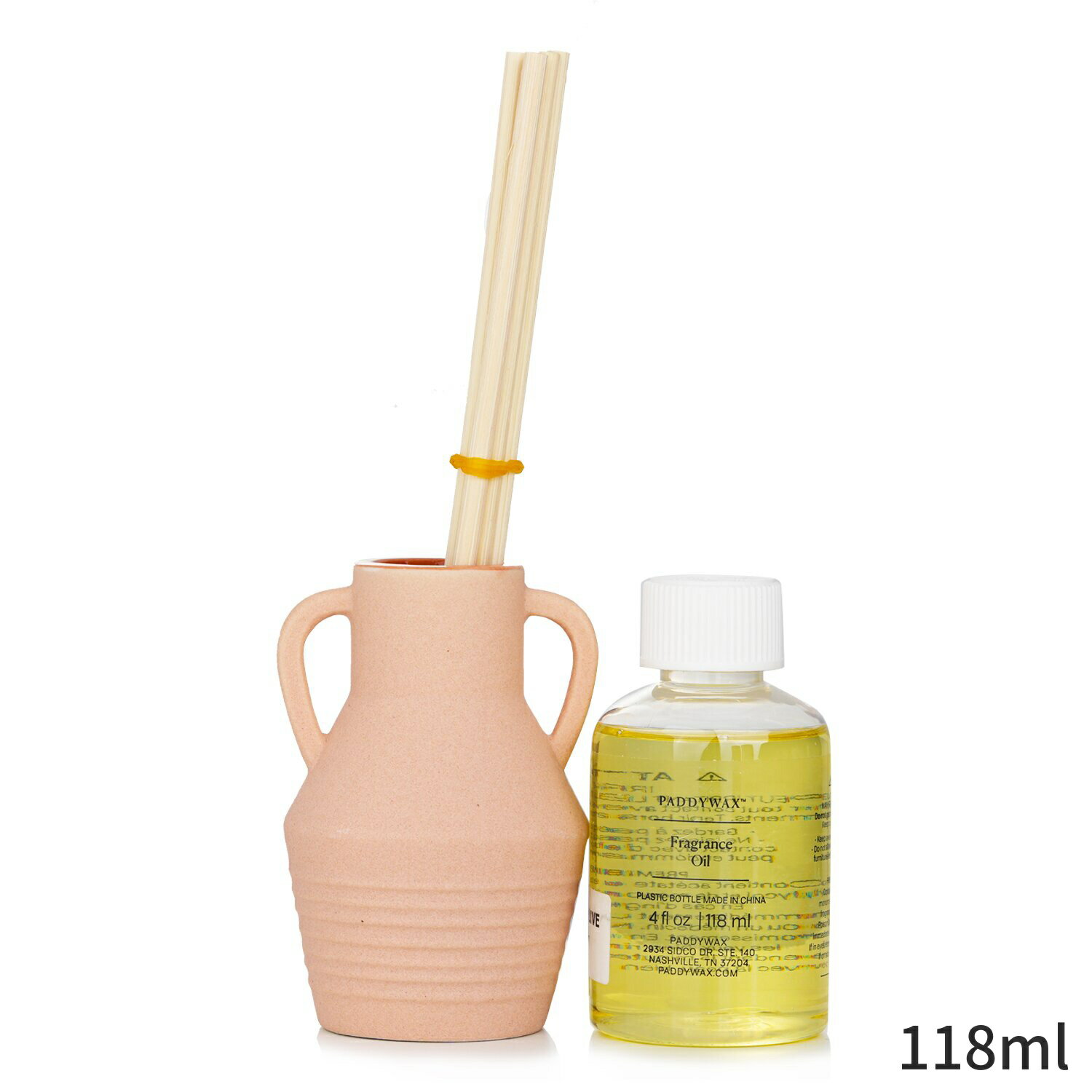 パディワックス ディフューザー Paddywax 可愛い おしゃれ Santorini Reed Diffuser - Black Fig & Oli..