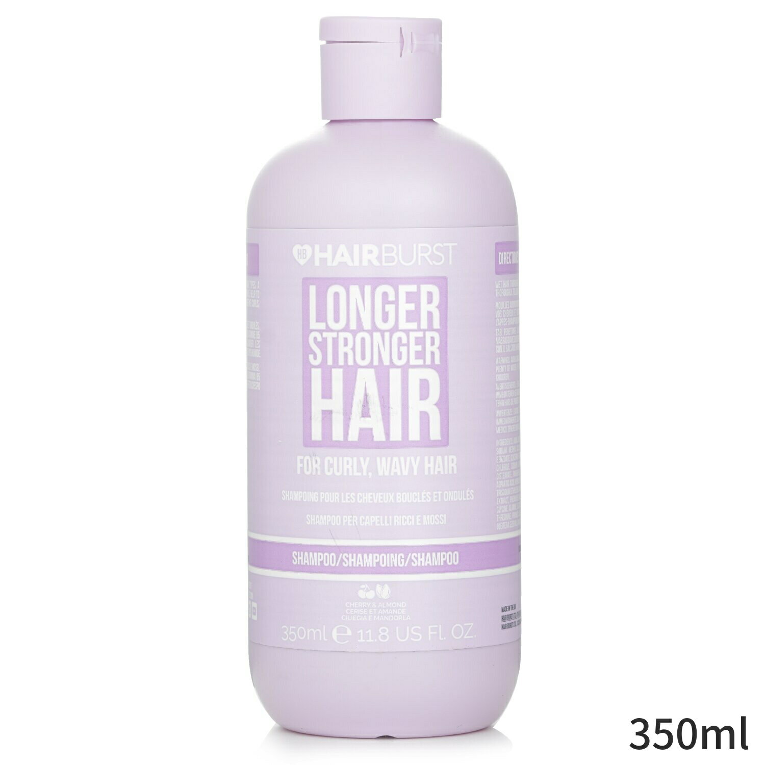 Hairburst シャンプー Cherry Almond Shampoo for Curly Wavy Hair 350ml ヘアケア 母の日 プレゼント ギフト 2024 人気 ブランド コスメ