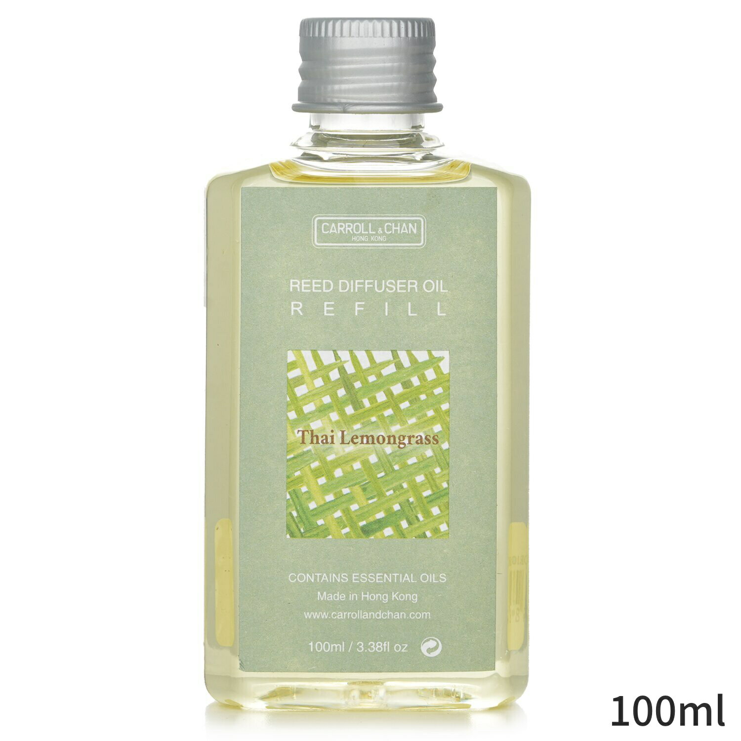 キャンドルキャロル&チャン ディフューザー Carroll & Chan 可愛い おしゃれ Reed Diffuser Refill - # Thai Lemongrass 100ml ホームフレグランス 母の日 プレゼント ギフト 2024 人気 ブランド コスメ