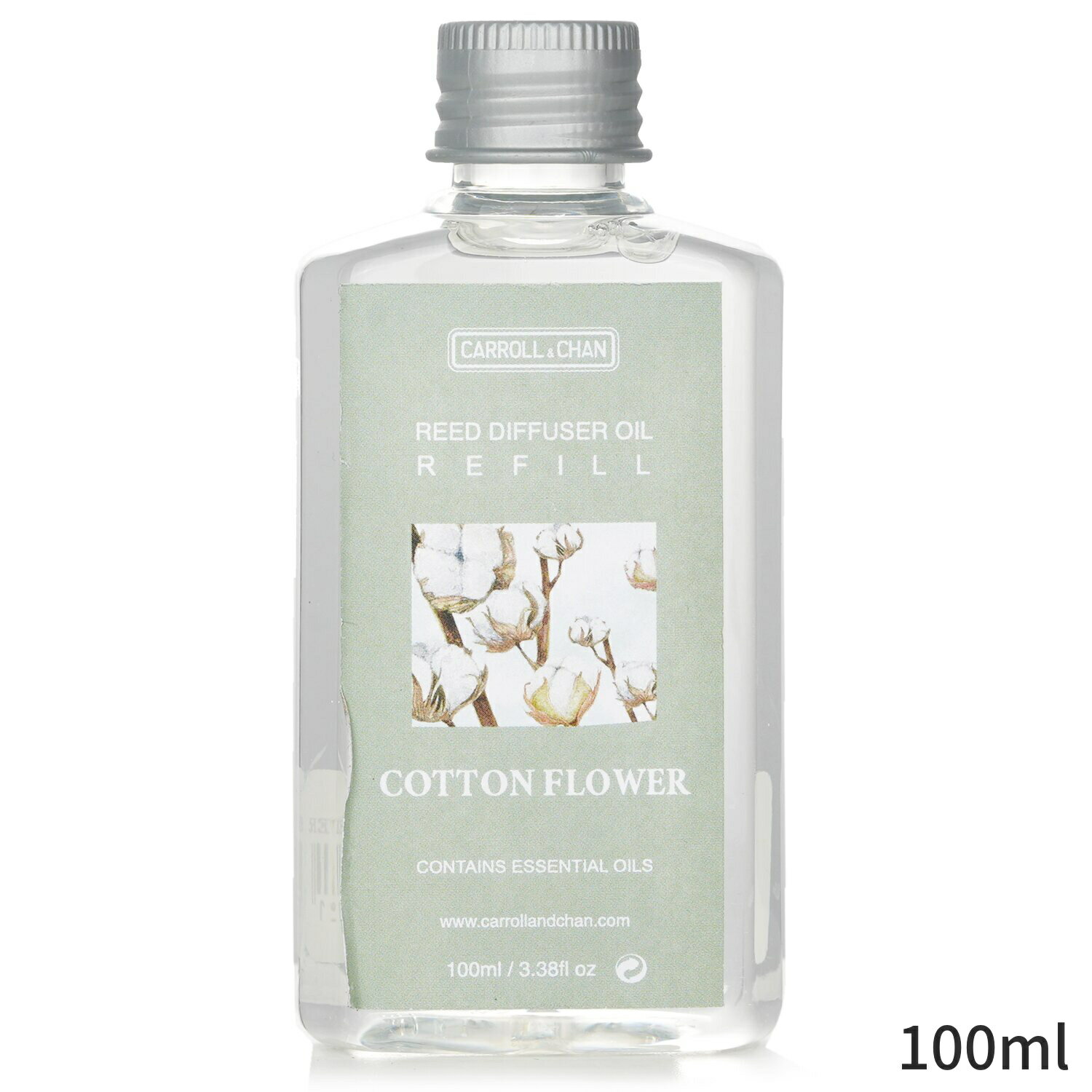 キャンドルキャロル&チャン ディフューザー Carroll & Chan 可愛い おしゃれ Reed Diffuser Refill - # Cotton Flower 100ml ホームフレグランス 母の日 プレゼント ギフト 2024 人気 ブランド コスメ