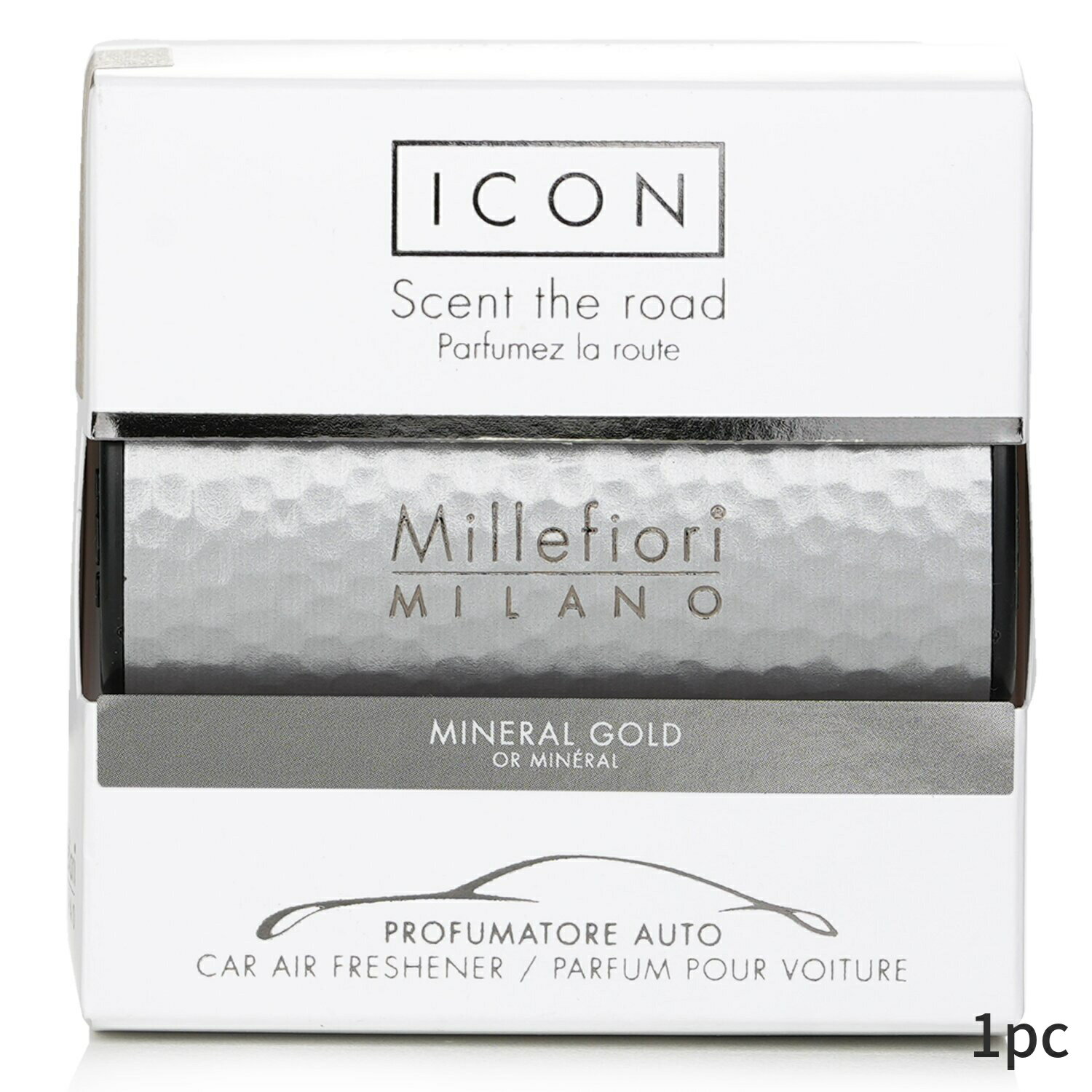 楽天BeautyLover楽天市場店ミッレフィオーリ カーディフューザー Millefiori 車用 Icon Metal Car Air Freshener - Mineral Gold 1pc ホームフレグランス 母の日 プレゼント ギフト 2024 人気 ブランド コスメ