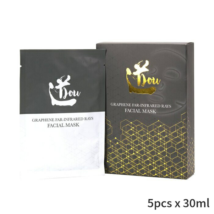 ǥ奪 ޥѥå DOU ȥޥ եѥå Graphere Far-Infrared Rays Facial Mask- # black 5pcs x 30ml ǥ 󥱥  ò ե  ץ쥼 ե 2024 ͵ ֥ 