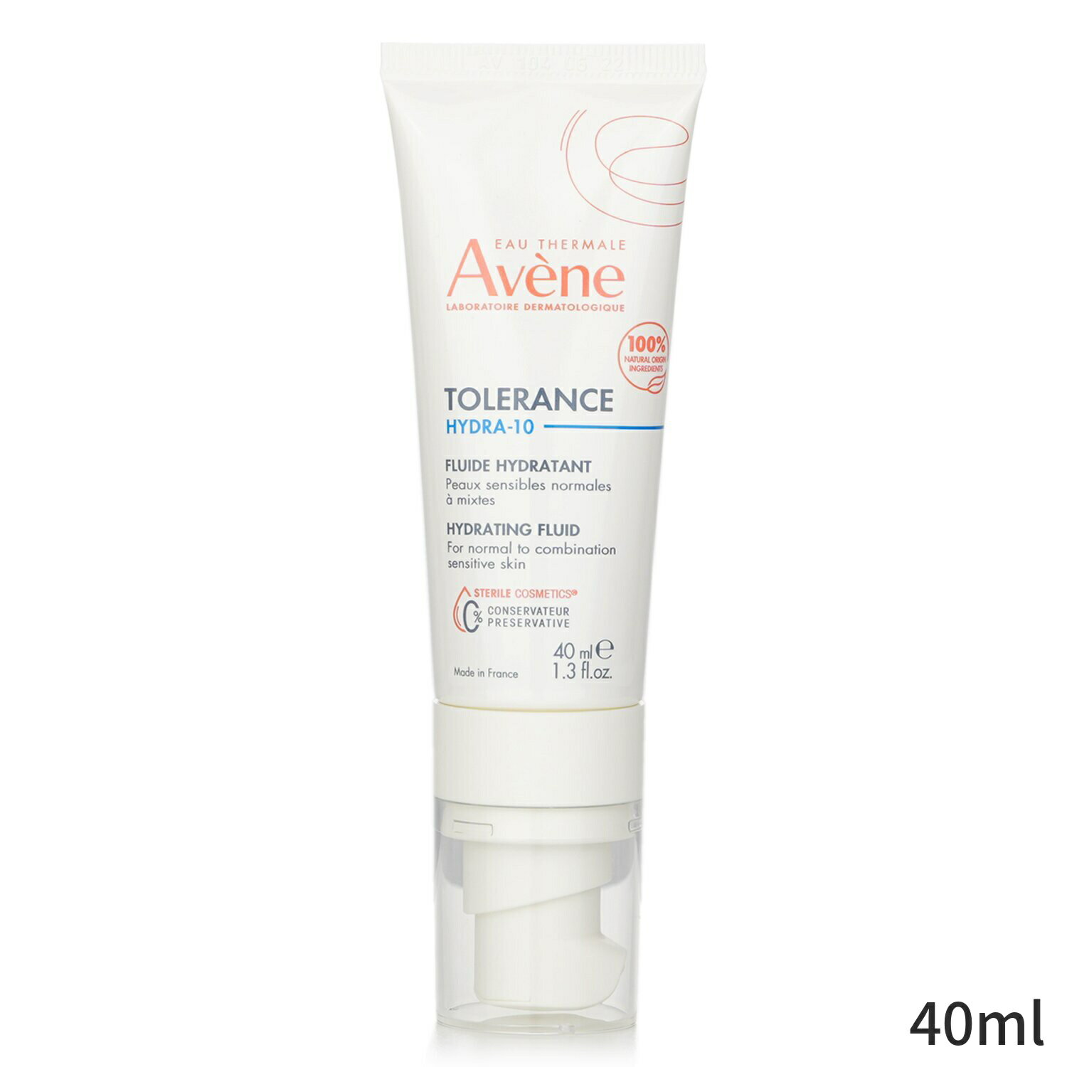 アベンヌ 保湿・トリートメント Avene Tolerance Hydra-10 Moisturising Fluid 40ml レディース スキンケア 女性用 基礎化粧品 フェイス 母の日 プレゼント ギフト 2024 人気 ブランド コスメ