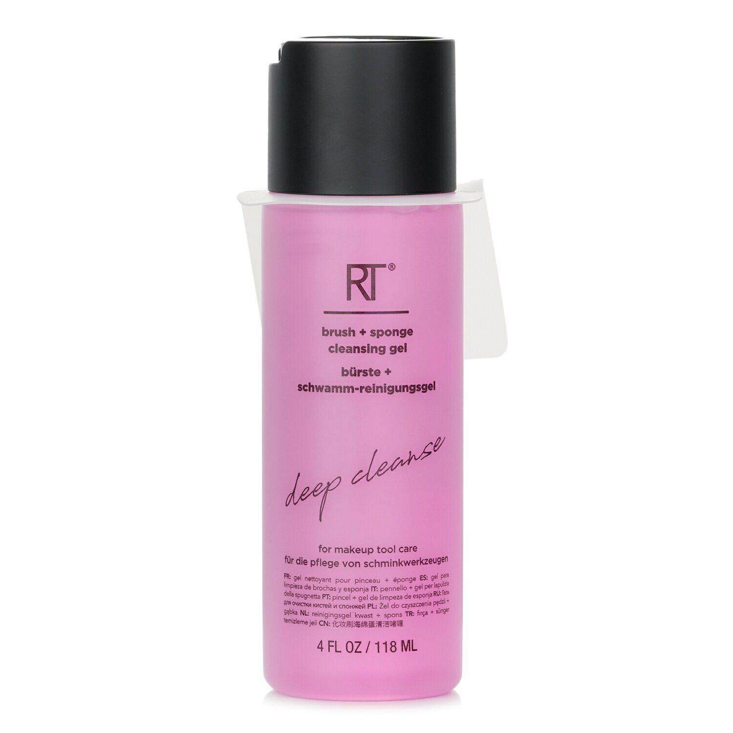 リアルテクニクス その他 Real Techniques Brush + Sponge Cleansing Gel 118ml メイクアップ アクセサ..