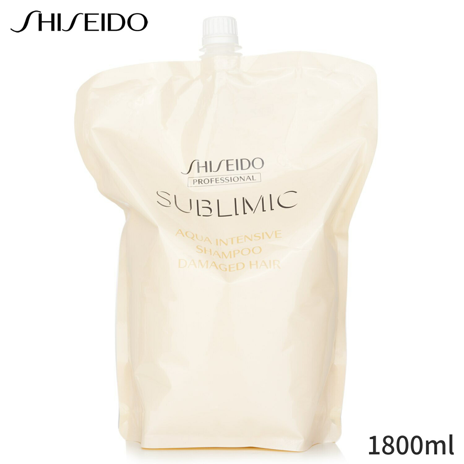 資生堂 シャンプー Shiseido Sublimic Aqua Intensive Shampoo Refill (Damaged Hair) 1800ml ヘアケア 母の日 プレゼント ギフト 2024 人気 ブランド コスメ