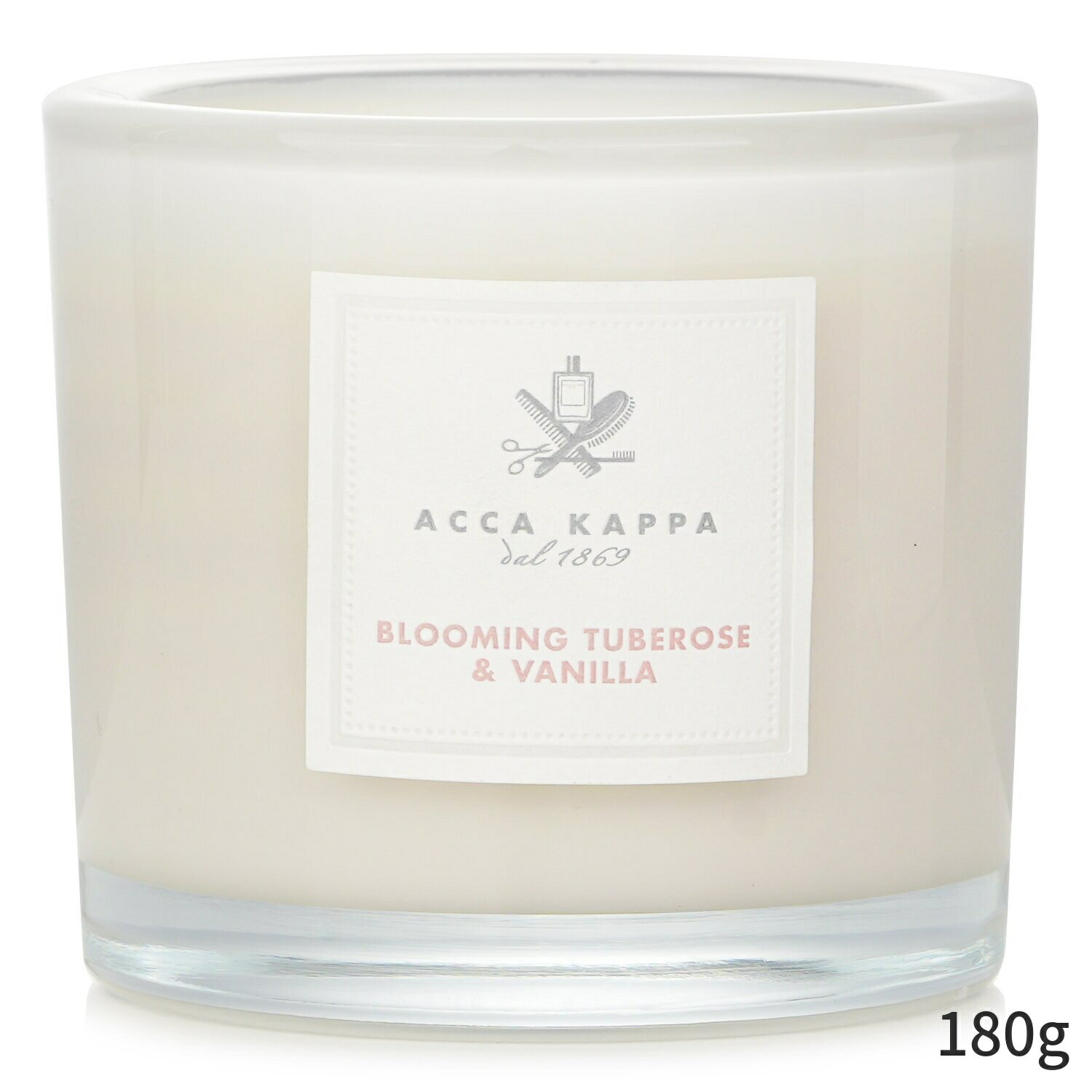 アッカカッパ キャンドル Acca Kappa フレグランスキャンドル おしゃれ 可愛い Scented Candle - Blooming Tuberose Vanilla 180g ホームフレグランス 母の日 プレゼント ギフト 2024 人気 ブランド コスメ