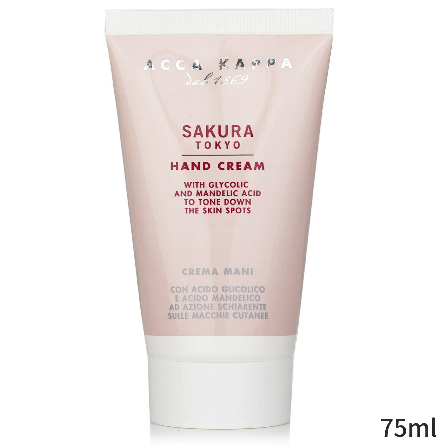 アッカカッパ ハンドクリーム Acca Kappa Sakura Tokyo Hand Cream 75ml レディース 女性用 ボディケア 手荒れ 母の日 プレゼント ギフト 2024 人気 ブランド コスメ