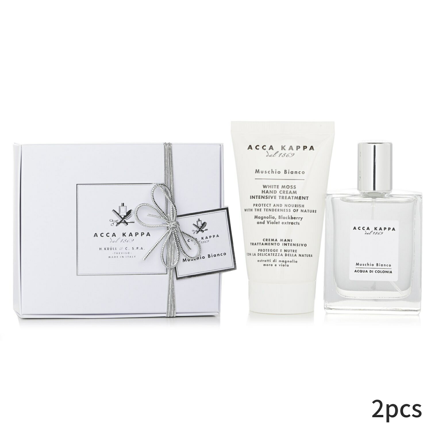 アッカカッパ セット コフレ Acca Kappa ギフトセット White Moss Cologne Hand Cream Set 2pcs メンズ 男性用 お試し フレグランスセット おしゃれ 父の日 プレゼント ギフト 2024 人気 ブランド コスメ