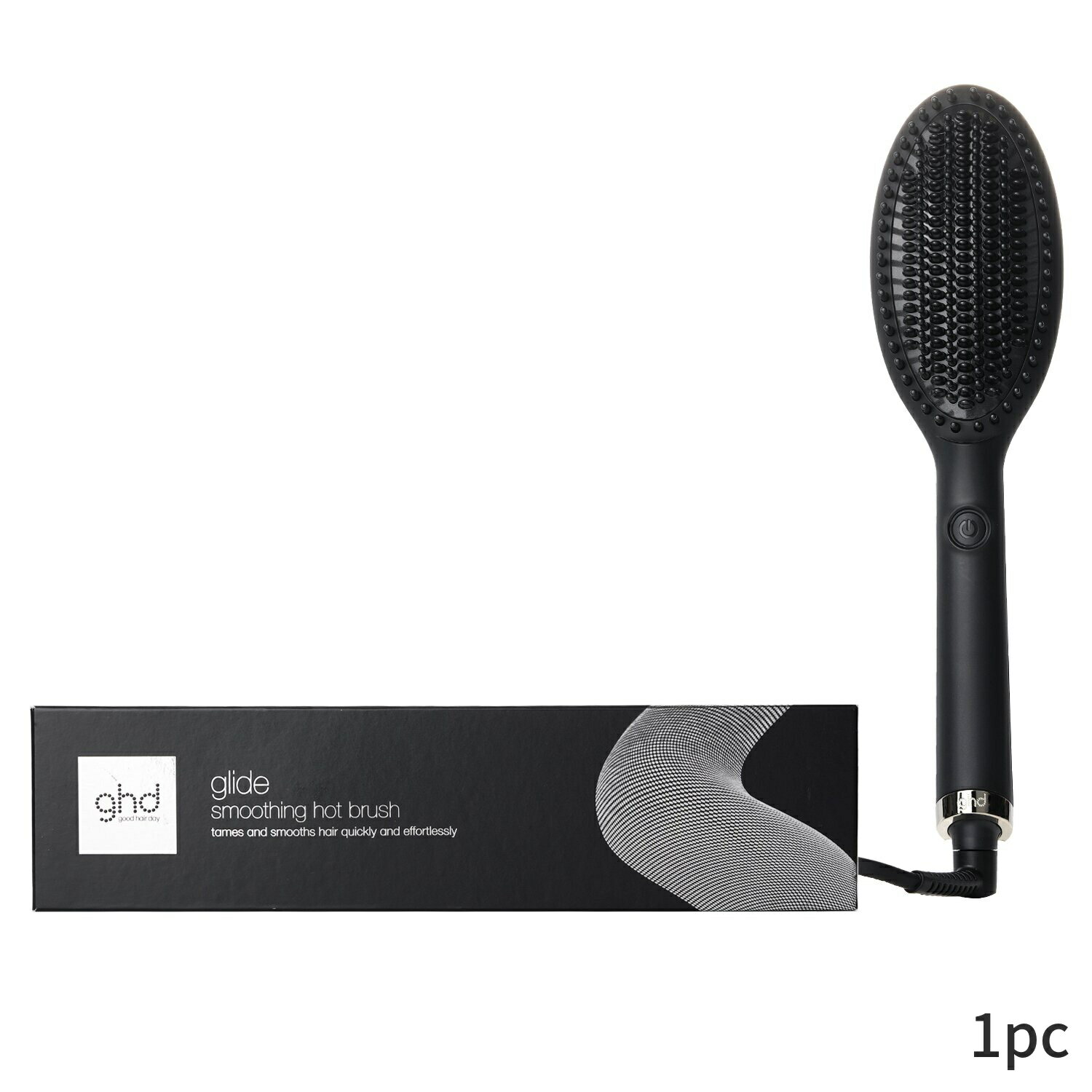 楽天BeautyLover楽天市場店GHD ヘアブラシ くし Glide Smoothing Hot Brushes - # Black 1pc ヘアケア アクセサリー 母の日 プレゼント ギフト 2024 人気 ブランド コスメ