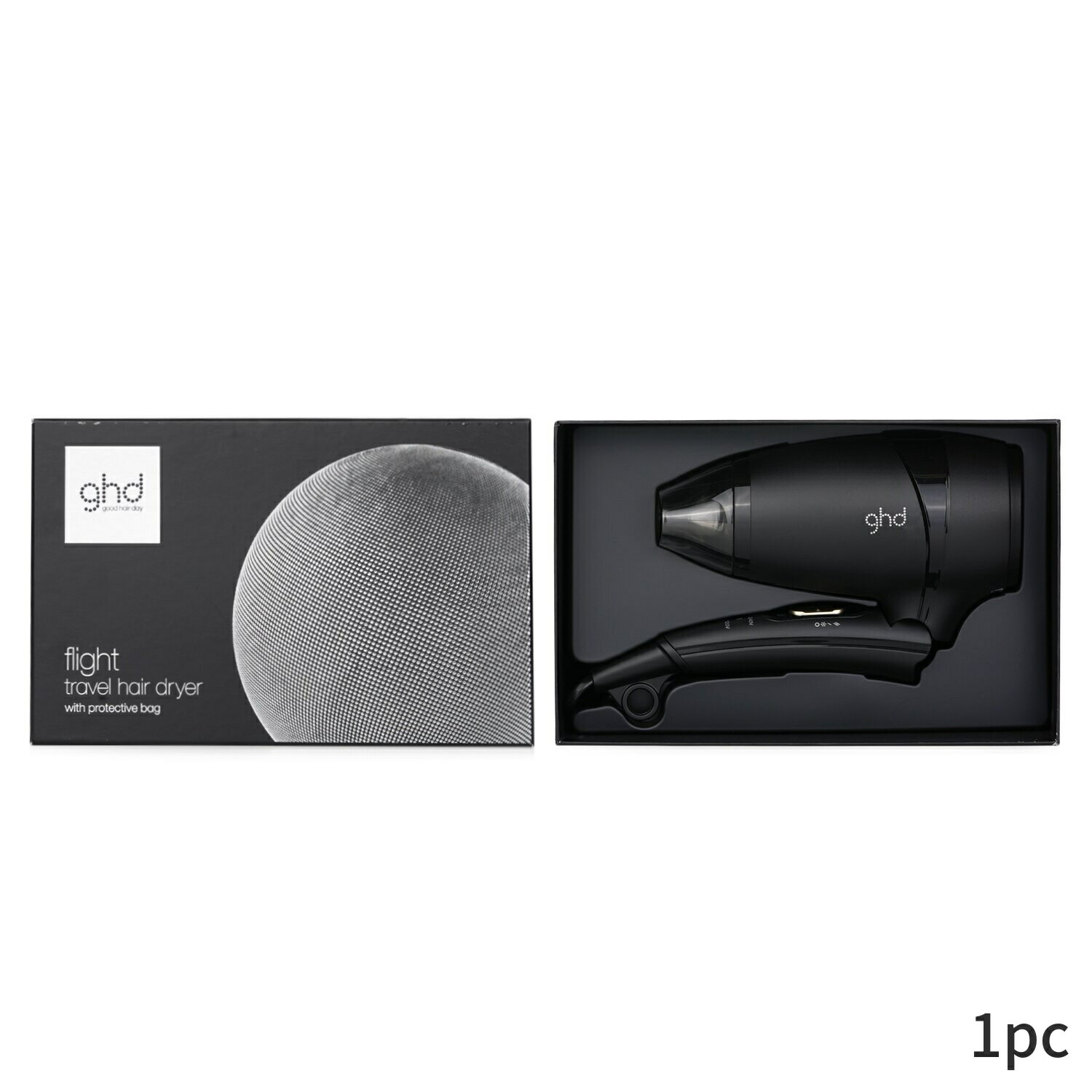 楽天BeautyLover楽天市場店GHD ヘアアクセサリー Flight Travel Hair Dryer - # Black 1pc ヘアケア アクセサリー 母の日 プレゼント ギフト 2024 人気 ブランド コスメ