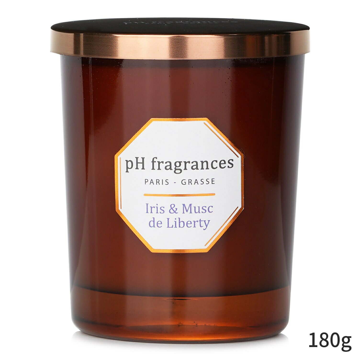 ペーハーフレグランス キャンドル pH fragrances フレグランスキャンドル おしゃれ 可愛い Scented Candle Iris & Musc de Liberty 180g ホームフレグランス 母の日 プレゼント ギフト 2024 人気 ブランド コスメ