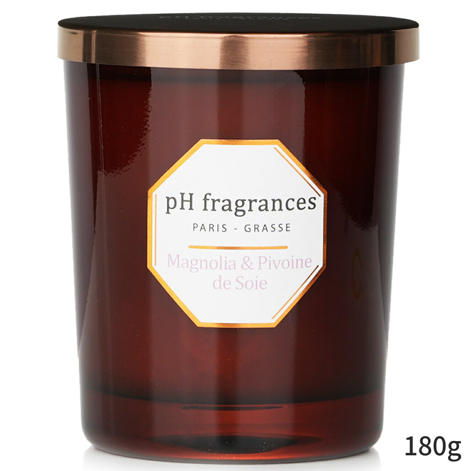 ペーハーフレグランス キャンドル pH fragrances フレグランスキャンドル おしゃれ 可愛い Scented Candle Magnolia & Pivoine de Soie 180g ホームフレグランス 母の日 プレゼント ギフト 2024 人気 ブランド コスメ