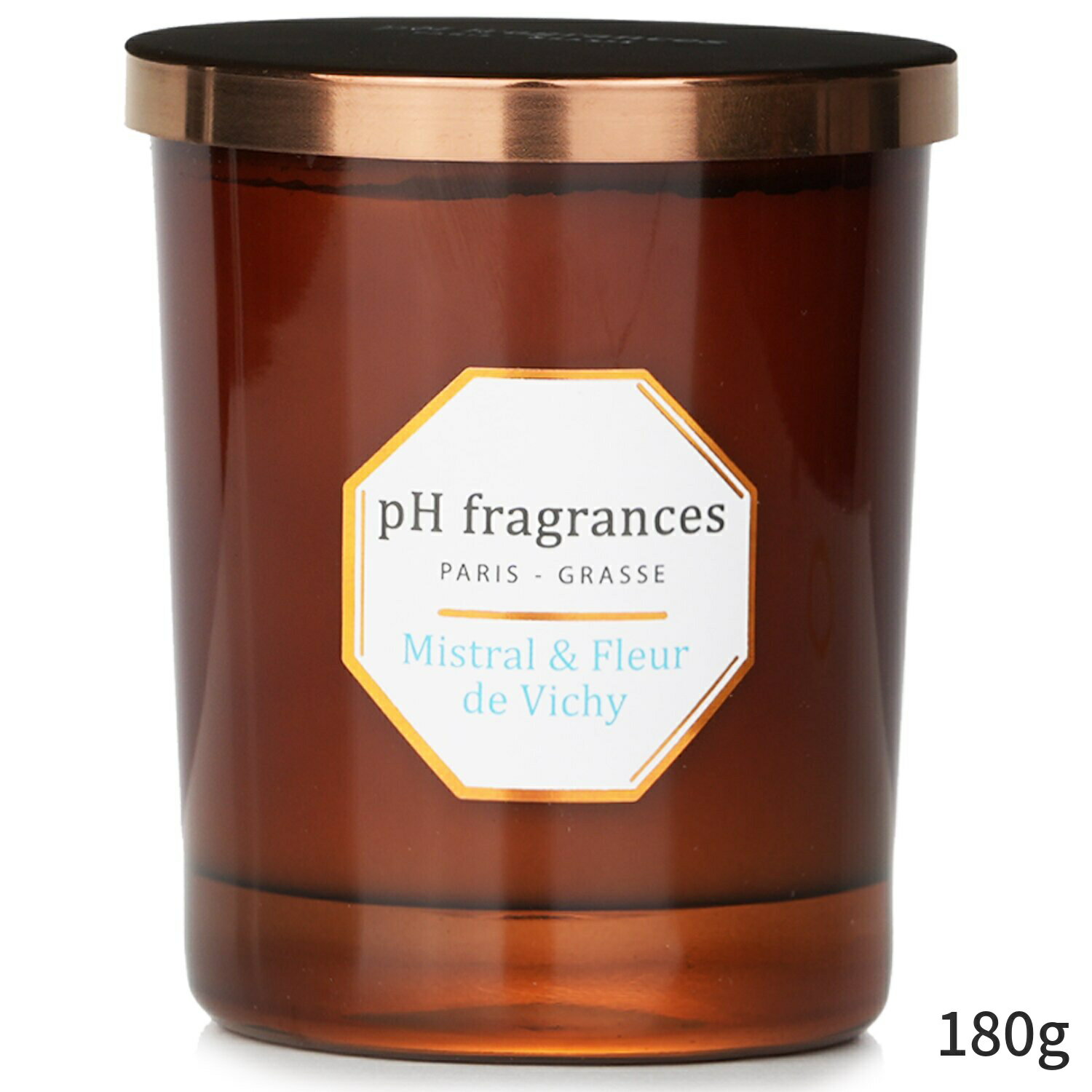 ペーハーフレグランス キャンドル pH fragrances フレグランスキャンドル おしゃれ 可愛い Scented Candle Mistral & Fleur de Vichy 180g ホームフレグランス 母の日 プレゼント ギフト 2024 人気 ブランド コスメ