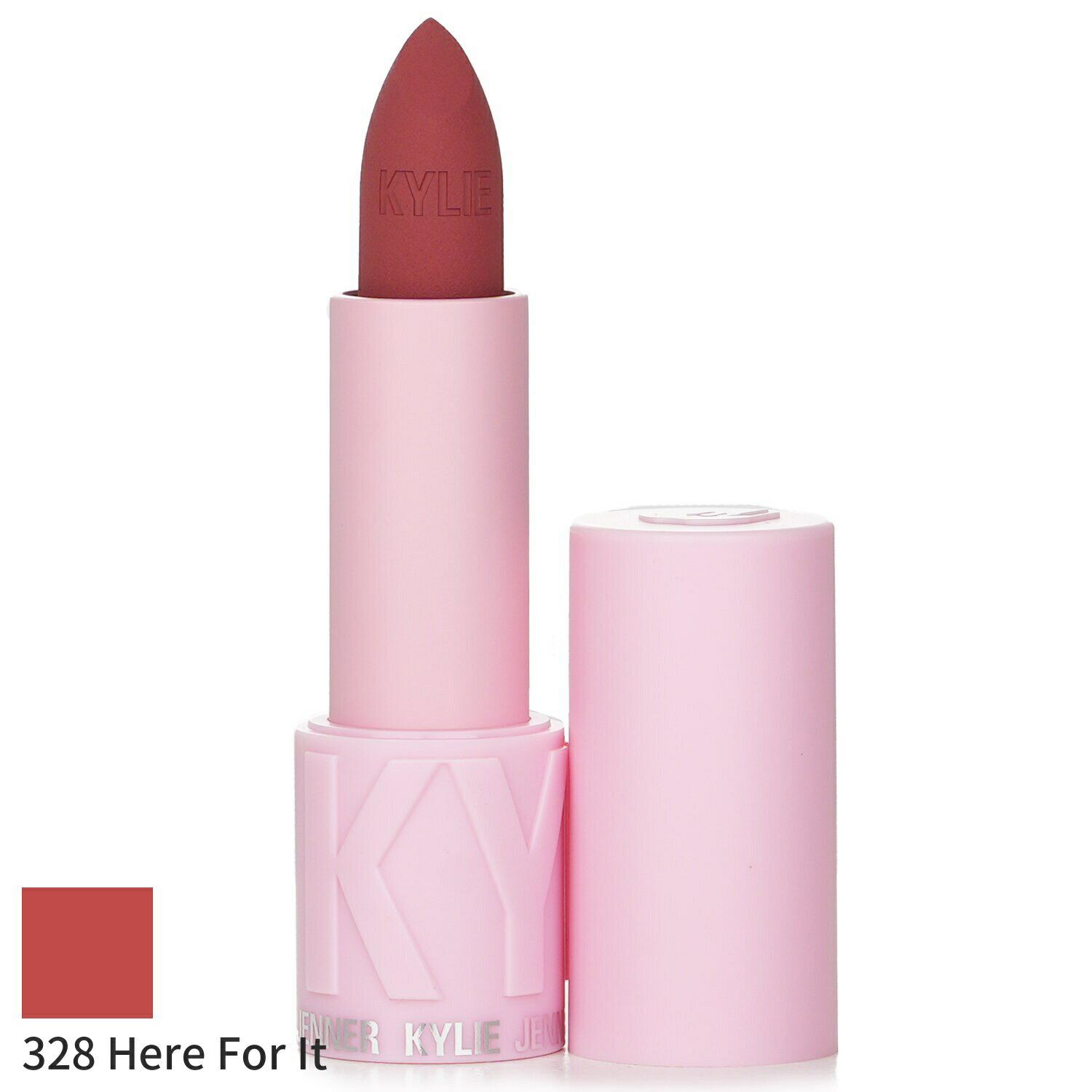 JC[oCJC[WFi[ bvXeBbN Kylie By Jenner g Matte Lipstick - # 328 Here For It 3.5g CNAbv bv ɂ ̓ v[g Mtg 2024 lC uh RX