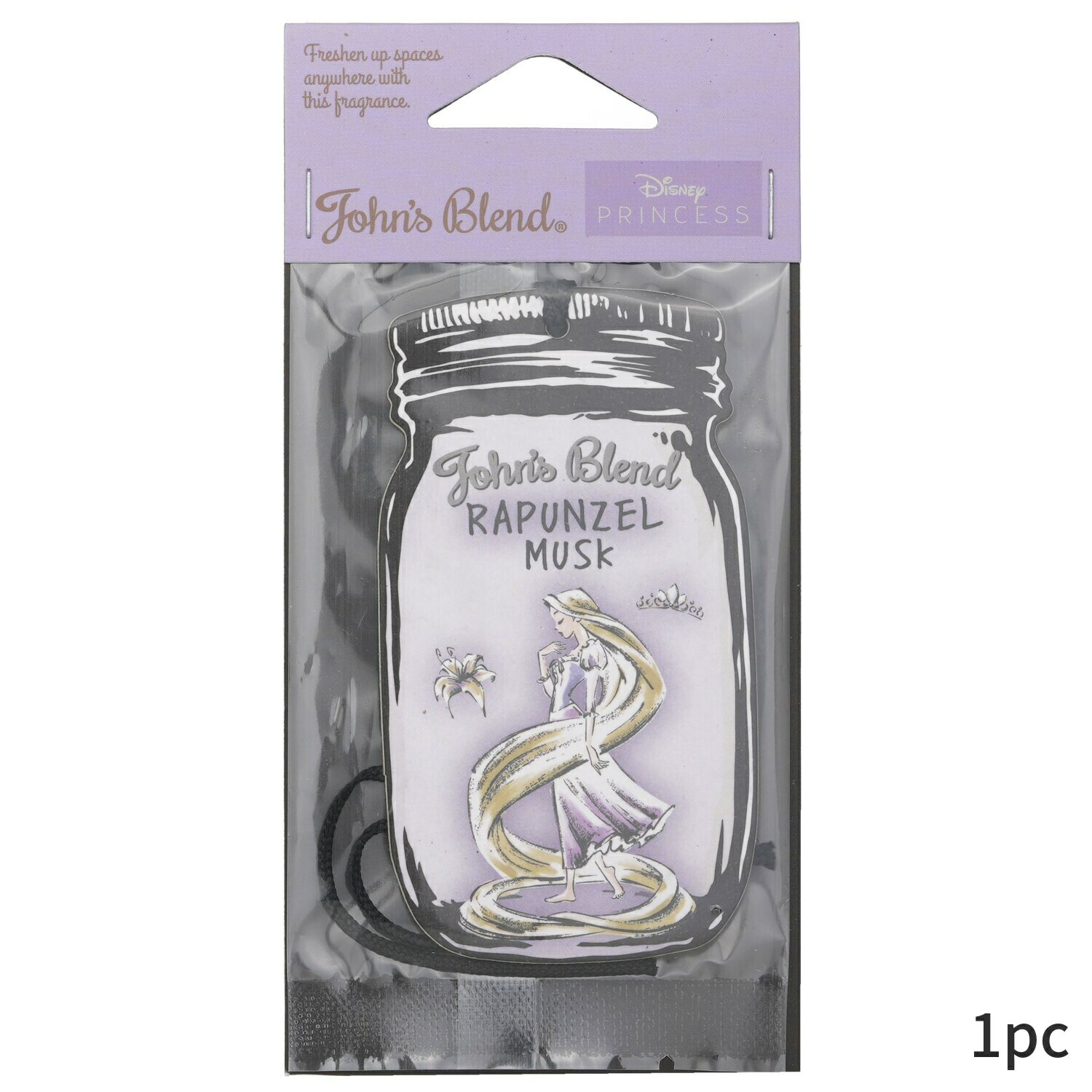 楽天BeautyLover楽天市場店ジョンズブレンド カーディフューザー John's Blend 車用 Disney Princess Air Freshener - Rapunzel Musk 1pc ホームフレグランス 母の日 プレゼント ギフト 2024 人気 ブランド コスメ