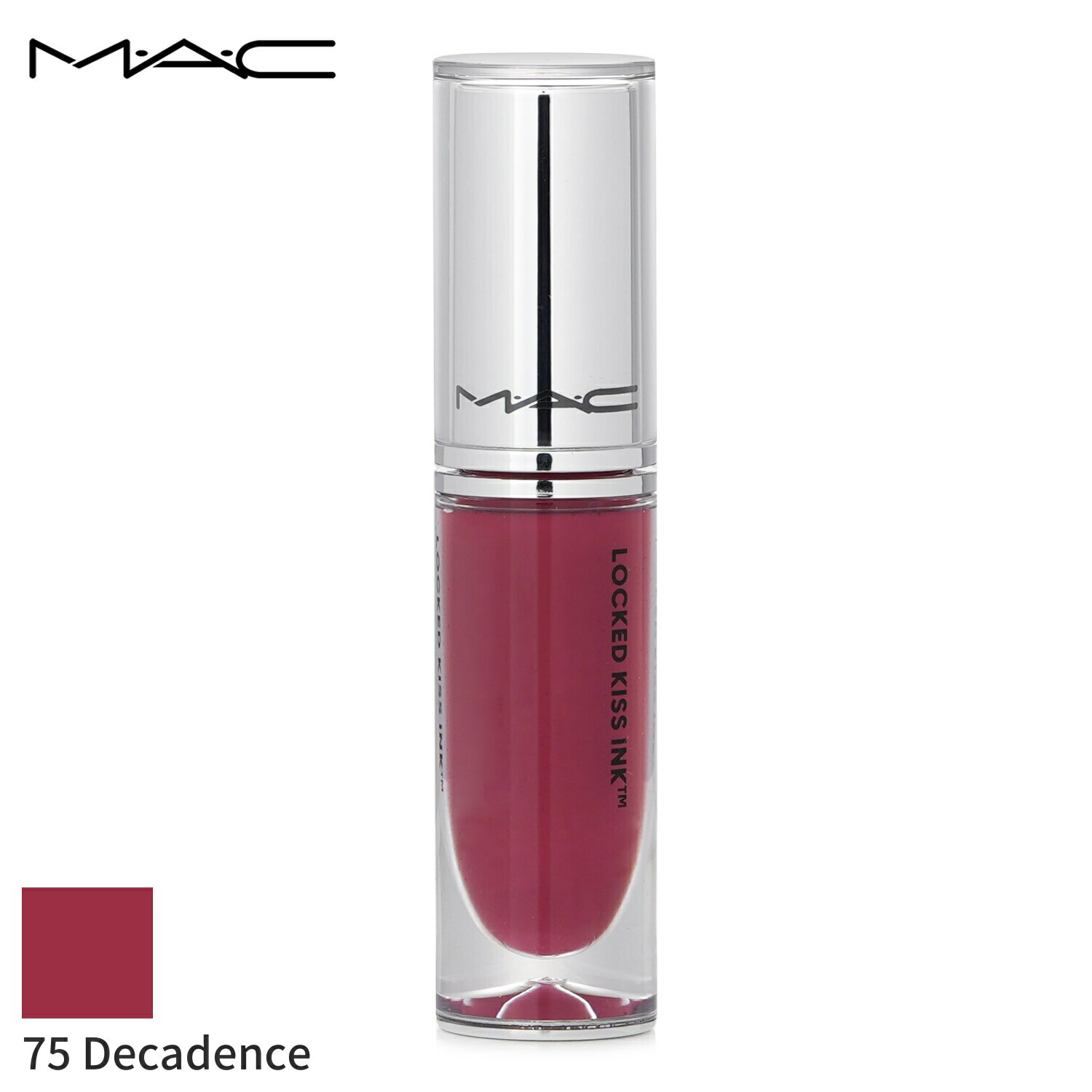 MAC bvXeBbN g Locked Kiss Ink Lipstick - # 75 Decadence 4ml CNAbv bv ɂ ̓ v[g Mtg 2024 lC uh RX