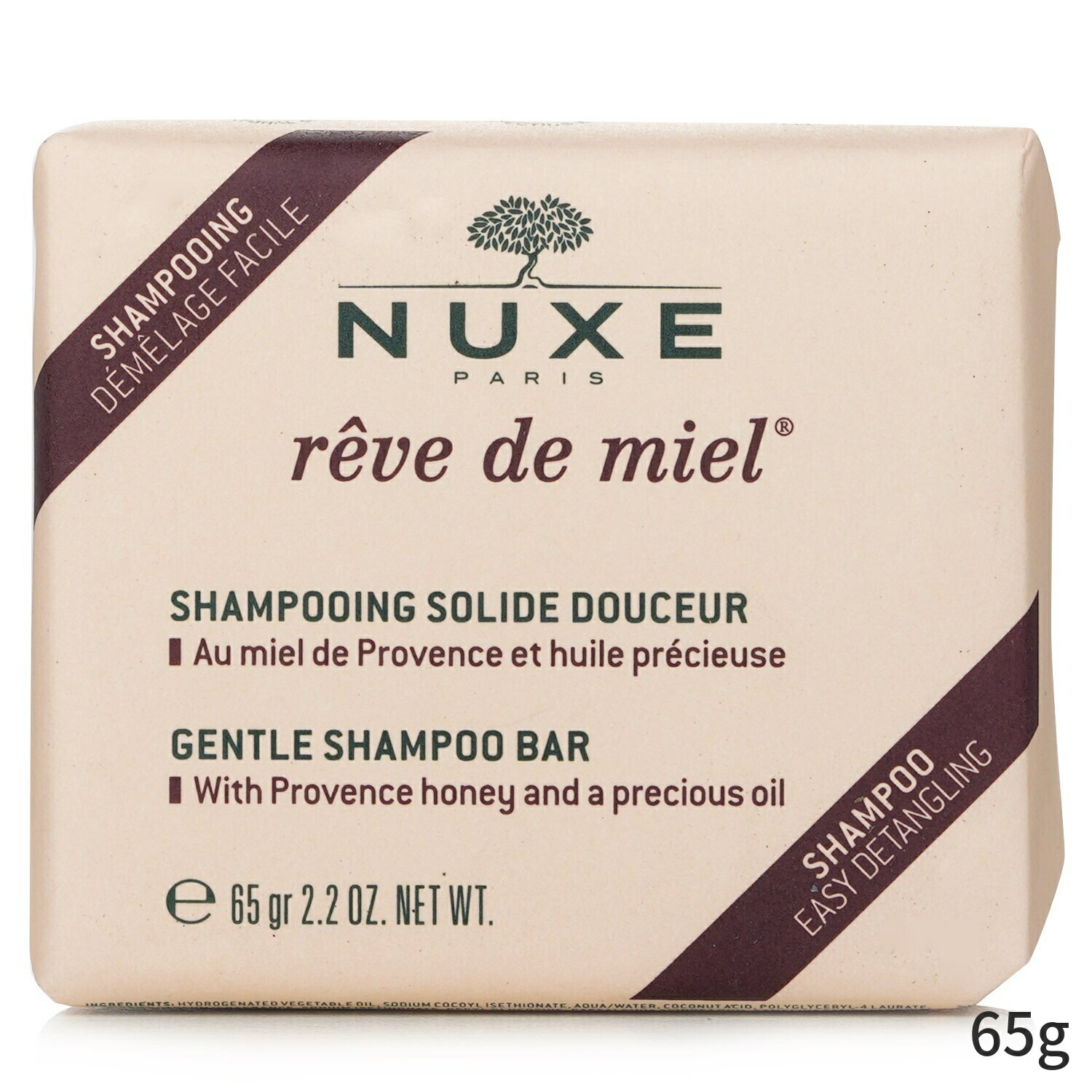 ニュクス ニュクス シャンプー Nuxe Reve De Miel Gentle Shampoo Bar 65g ヘアケア 母の日 プレゼント ギフト 2024 人気 ブランド コスメ