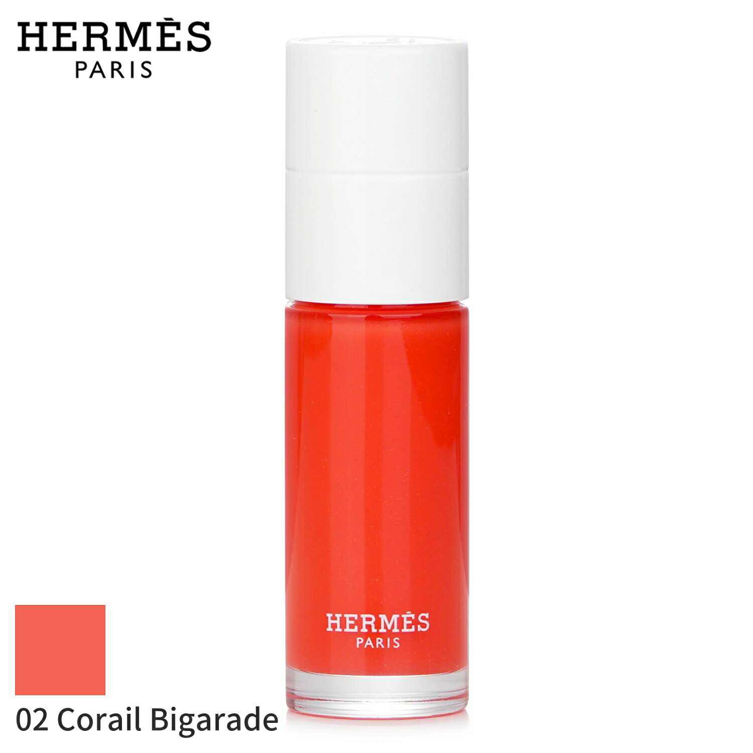 GX bvOX Hermes g Hermesistible Infused Lip Care Oil - # 02 Corail Bigarade 8.5ml CNAbv bv ɂ ̓ v[g Mtg 2023 lC uh RX