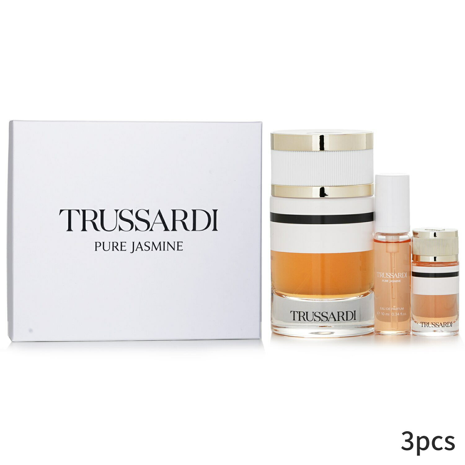 トラサルディ トラサルディ セット＆コフレ Trussardi ギフトセット Pure Jasmine Life Style Coffert 3pcs レディース 女性用 お試し フレグランスセット おしゃれ 母の日 プレゼント ギフト 2024 人気 ブランド コスメ