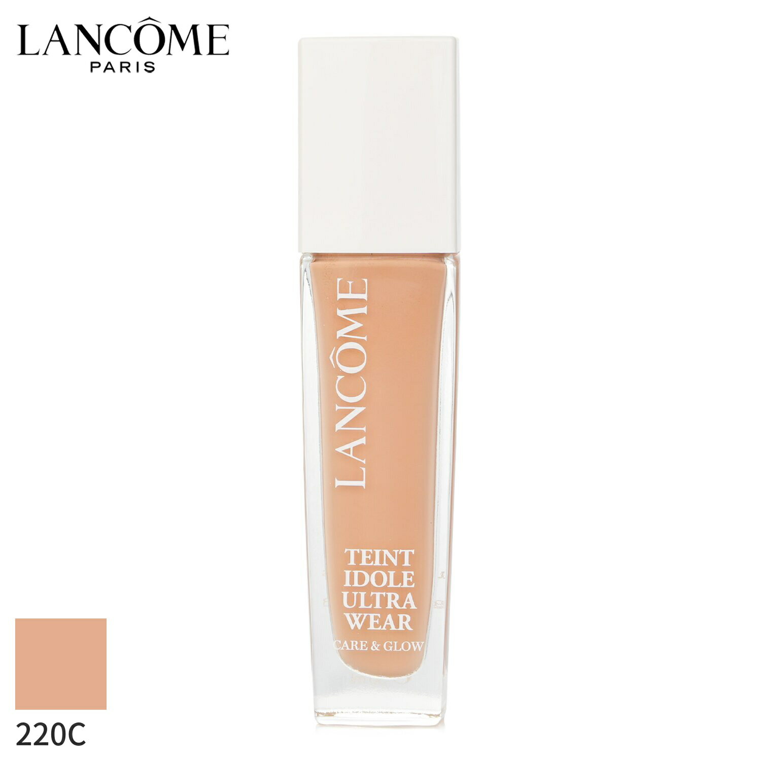 ランコム ファンデーション ランコム リキッドファンデーション Lancome Teint Idole Ultra Wear Care & Glow Foundation SPF 15 - # 220C 30ml メイクアップ フェイス カバー力 母の日 プレゼント ギフト 2023 人気 ブランド コスメ