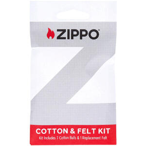 【8点までメール便可能】ZIPPO(ジッポー) コットン＆フェルトキット 【ZIPPO用 ジッポーライターのメンテナンス】
