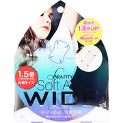 【4点までメール便可能】サラフィッティ ソフトエアリーワイド 直貼り汗ワキシート 8枚入　【コジット..