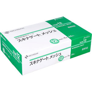 ニチバン 極低刺激性テープ スキナゲートメッシュ SGM12 12mm×7m 24巻入　【サージカルテープ　テーピ..