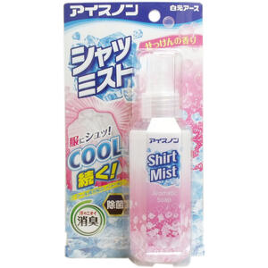 アイスノン シャツミスト せっけんの香り 100mL 【白元アース　クール　暑さ対策　冷却グッズ】