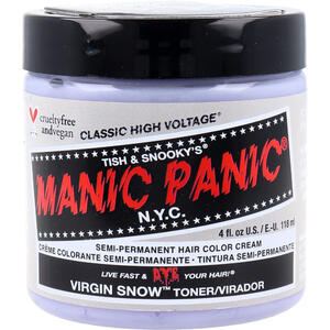 マニックパニック ヘアカラークリーム ヴァージンスノー MC11033 118mL　【MANIC PANIC　マニパニ　美容　髪色　ウイッグ用　ヘアーカラー　発色　ツヤ感】