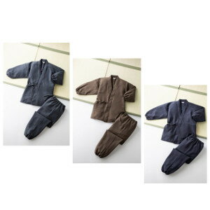 日本製お手入れ簡単作務衣 【ファッション】