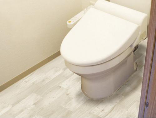 防水保護シート　トイレ全面用　BKTW-90200　90cm×200cm CR　【明和グラビア　トイレの模様替え　DIY　防水シート】