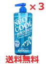 【3個セット】ネオクール ボディソープ 1000mL 【洗浄 cool 暑さ対策 身体 爽快 汗 ニオイ さっぱり 清涼感 メントール】