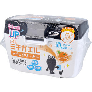 エリエール　ミチガエルトイレクリーナー　本体　10枚入　【トイレ掃除　便器　清潔　除菌　汚れ 大王製紙】