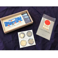 日本の歴代オリンピック記念硬貨・切手コレクション 【ホビー　趣味】