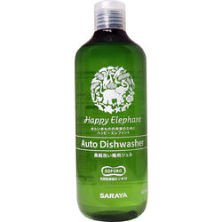 ハッピーエレファント 食器洗い機用ジェル 本体 420mL 　【SARAYA　サラヤ　食器洗い洗剤　洗浄　キッ..