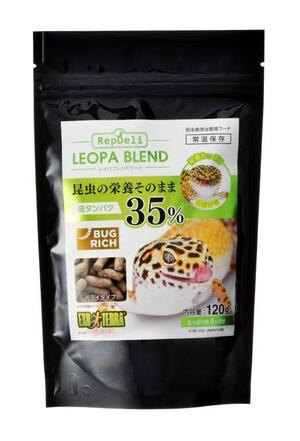 レオパブレンドフード120g　【ジェックス　爬虫類用えさ　昆虫主体フード　エサ　餌　おやつ　飼育　ペットフード】