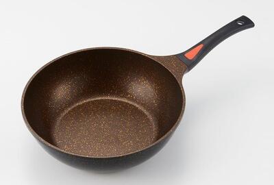 Frying Pans （Aluminum） - IHゴールドマーブルフライパン 28cm深型　【キッチン　調理器具】