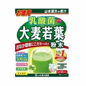 乳酸菌大麦若葉粉末徳用 4g×30包 【山本漢方製薬 青汁 健康食品 サプリメント】