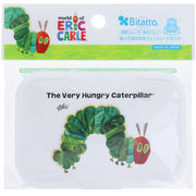 【メール便可能（12点まで）】ビタット ウェットシートのフタ はらぺこあおむし ホワイト 【Bitatto ピタットウェットシート　携帯用　小物】のサムネイル