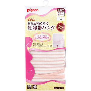 ピジョン おなからくらく妊婦帯パンツ ピンク マタニティ用 Mサイズ 1枚入 【pigeon 妊婦用パンツ マタニティー】