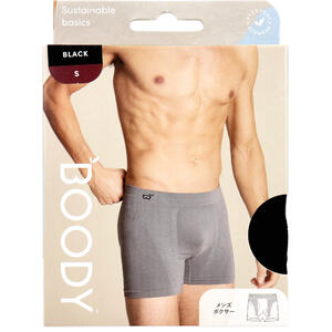 BOODY メンズ ボクサー Sサイズ ブラック　【ブーディー 男性用　メンズ　インナー パンツ　下着　オー..