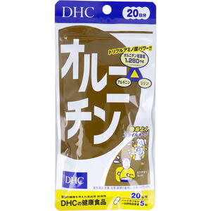 商品説明・仕様 シジミ貝約2300個分！ 健康的なスタイルを助けるオルニチン塩酸塩を1280mg配合。 【名称】オルニチン塩酸塩加工食品 【原材料名】オルニチン塩酸塩(台湾製造、国内製造)／ゼラチン、アルギニン、リジン塩酸塩、グリセリン脂肪酸エステル、微粒二酸化ケイ素、着色料(カラメル、酸化チタン) 【栄養成分(1日あたり：5粒2035mg)】 熱量：8.0kcaL たんぱく質：1.95g 脂質：0.02g 炭水化物：0g 食塩相当量：0.002g オルニチン塩酸塩：1280mg(オルニチンとして：1002.9mg) アルギニン：300mg リジン：40mg 【お召し上がり量】1日5粒を目安にお召し上がりください。 【お召し上がり方】・水またはぬるま湯でお召し上がりください。・お身体に異常を感じた場合は、飲用を中止してください。・原材料をご確認の上、食品アレルギーのある方はお召し上がりにならないでください。・薬を服用中あるいは通院中の方、妊娠中の方は、お医者様にご相談の上お召し上がりください。 【保存方法】・直射日光、高温多湿な場所をさけて保存してください。 【注意】・お子様の手の届かないところで保管してください。・開封後はしっかり開封口を閉め、なるべく早くお召し上がりください。 内容量：40.7g(1粒重量407mgX100粒) 区分：健康食品 発売元：株式会社DHC 広告文責（有）テクノウエア TEL 06-4307-6393 ※パッケージデザイン・仕様は予告なく変更することがあります。