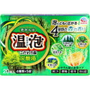 発泡入浴剤 温泡 こだわり森 炭酸湯 20錠入【アース製薬　薬用入浴剤　入浴料　ヘルスケア　バス用品　風呂　おふろ　健康　美容　ボディケア】