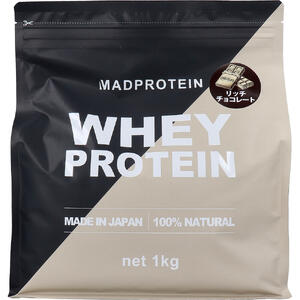 MADPROTEIN ホエイプロテイン リッチチョコレート 1kg 【サプリメント プロテインパウダー タンパク質 たんぱく質 ホエー 乳たんぱく ボディメイク 食品】 MADPROTEIN ホエイプロテイン リッチチョコレート 1kg 【サプリメント プロテインパウダー タンパク質 たんぱく質 ホエー 乳たんぱく ボディメイク 食品】