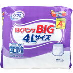 リフレ はくパンツ BIG 4Lサイズ 12枚入 【大人用おむつ　紙パンツ　下着　履くタイプ　消臭　尿失禁　衛生用品　介護用品　介助　ビッグサイズ　大きめサイズ　医療費控除対象品】