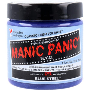 マニックパニック ヘアカラークリーム ブルースティール MC11052 118mL　【MANIC PANIC　マニパニ　美容　髪色　ウイッグ用　ヘアーカラー　発色　ツヤ感　アメリカ製】